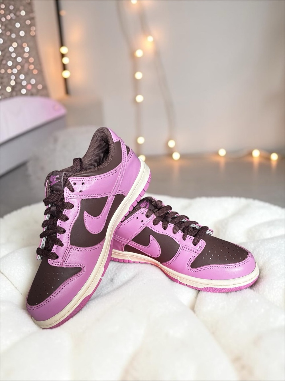 NIKE DUNK LOW  Big Kids Size 5Y / 6.5 Women Brand New “Light Magenta”